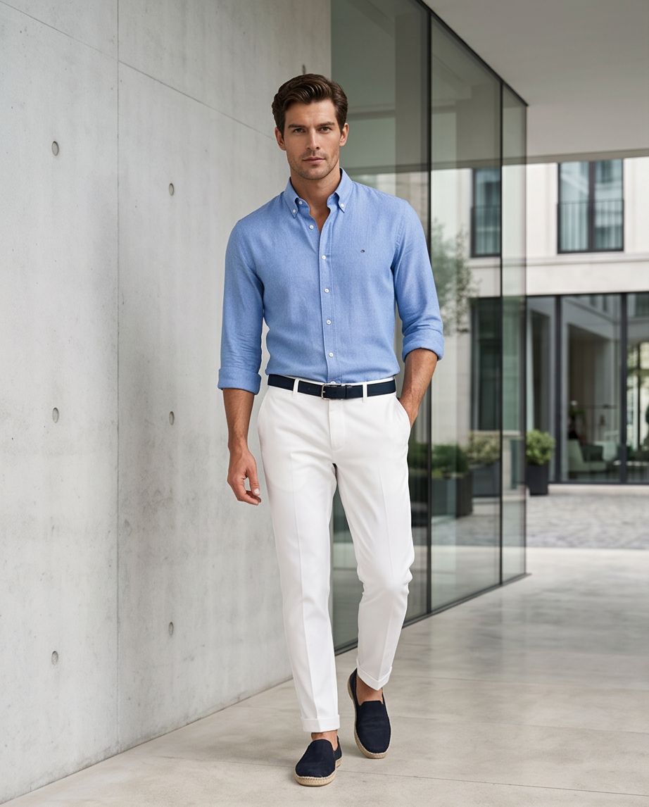 Tommy Hilfiger Cămașă Bărbați Blue Spell XXL Originală