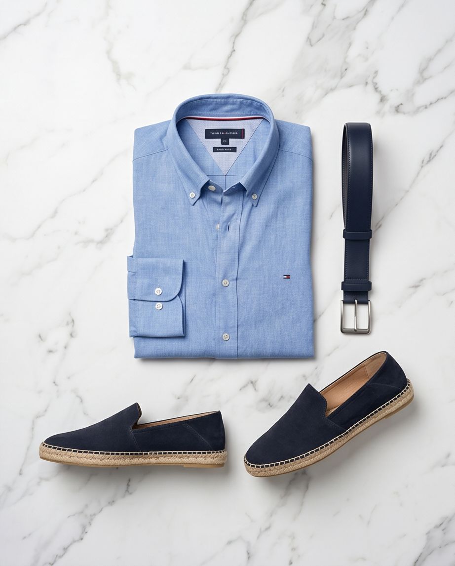 Tommy Hilfiger Cămașă Bărbați Blue Spell XXL Originală