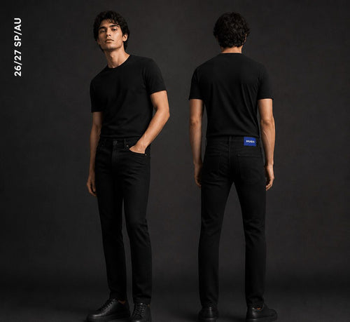 Blugi HUGO BLUE bărbați Jonah Straight Fit