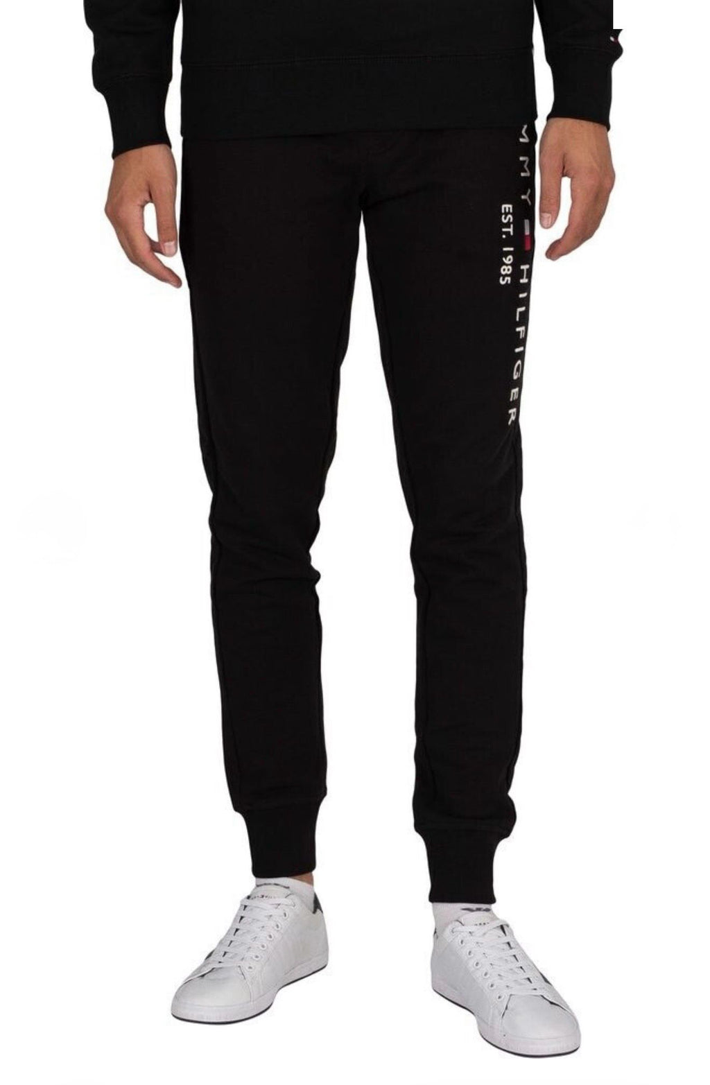 Tommy Hilfiger Logo Sweatpants Bărbați Desert Sky – XS – Originali