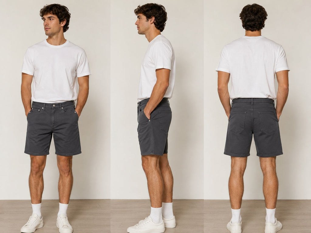 Amazon Essentials Pantaloni Scurți Bărbați Negri – Mărimea W32