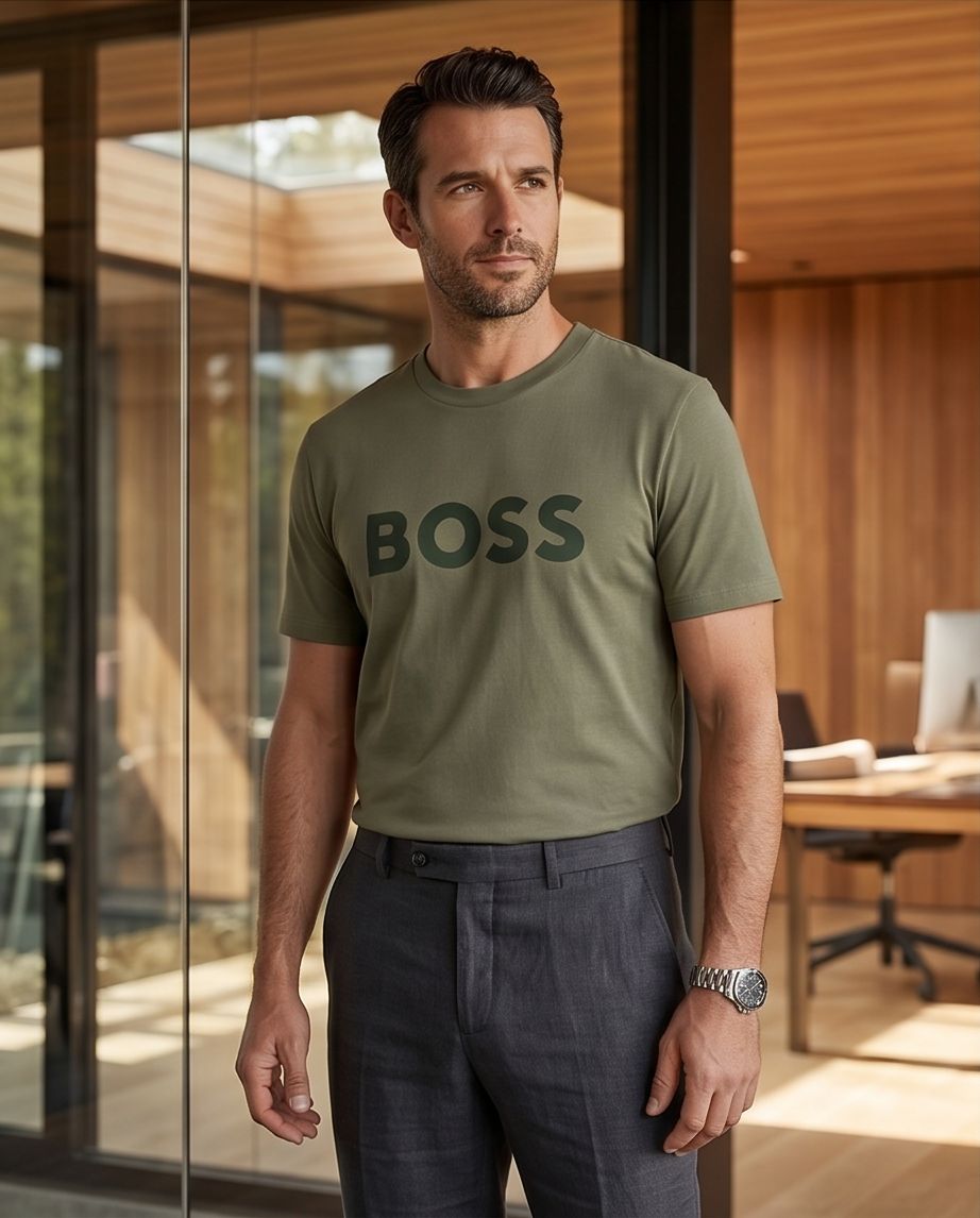 BOSS Tricou Thinking barbati