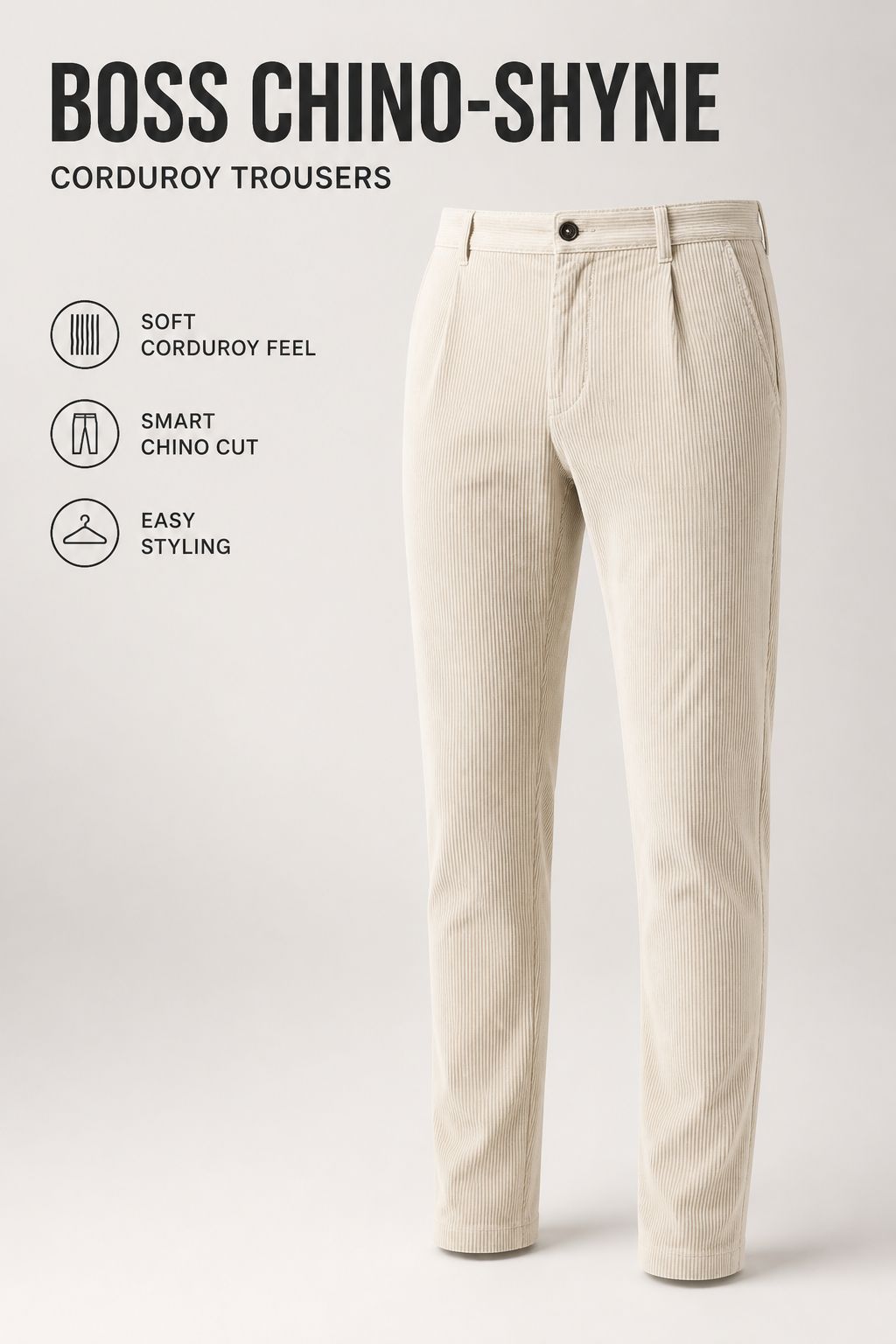 BOSS Pantaloni Chino Shyne barbati