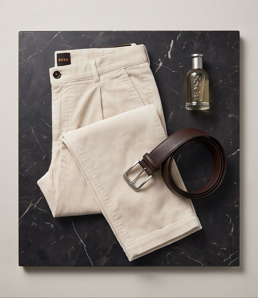 BOSS Pantaloni Chino Shyne barbati