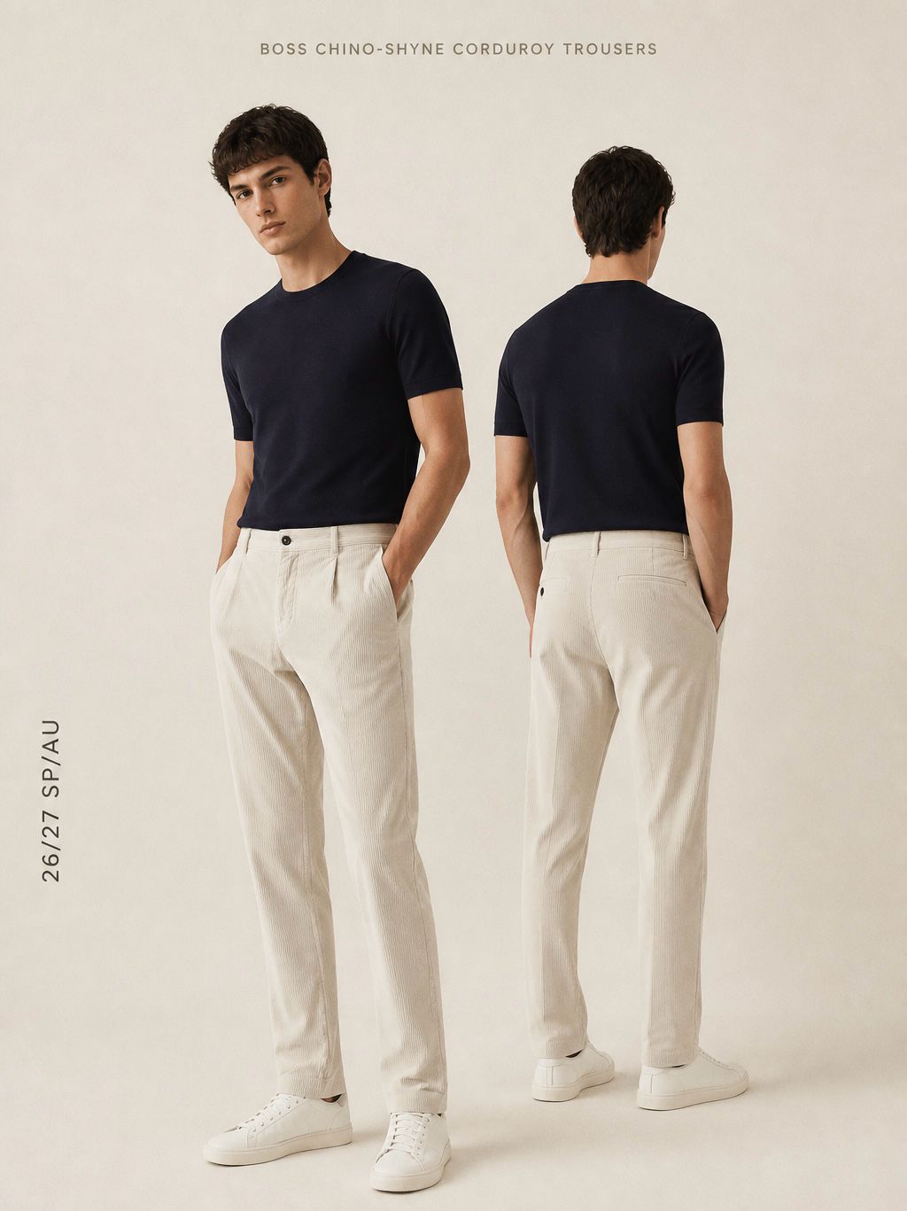 BOSS Pantaloni Chino Shyne barbati