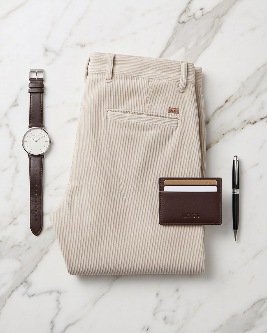BOSS Pantaloni Chino Shyne barbati