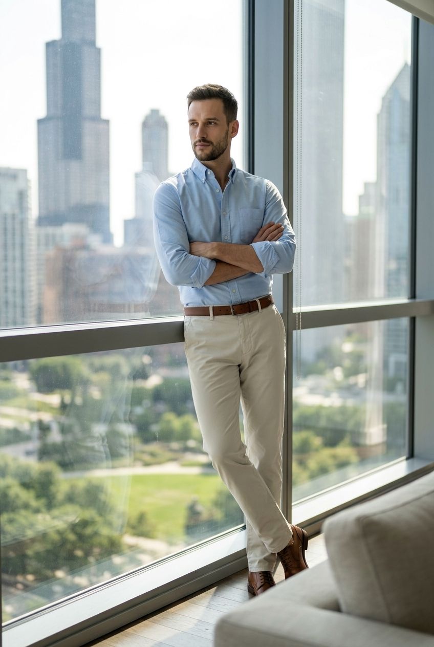 HUGO BOSS Pantaloni Chino Slim bej deschis barbati
