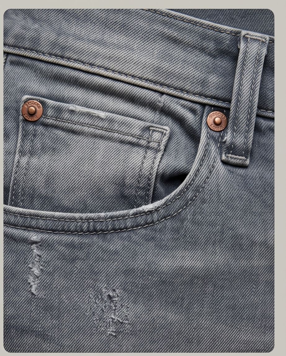 G-STAR RAW Revend Skinny Blugi gri bărbați W36/L36
