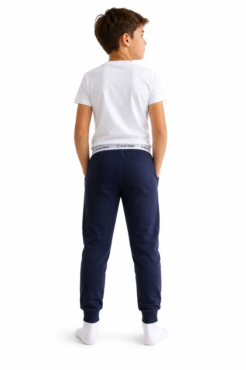 Calvin Klein Pantaloni Scurți Copii 8–10 Ani Peacoat Original