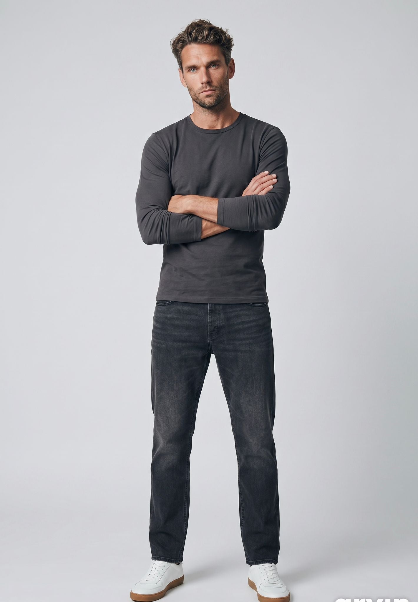 BOSS Jeans Nate Bărbați Originali Negri