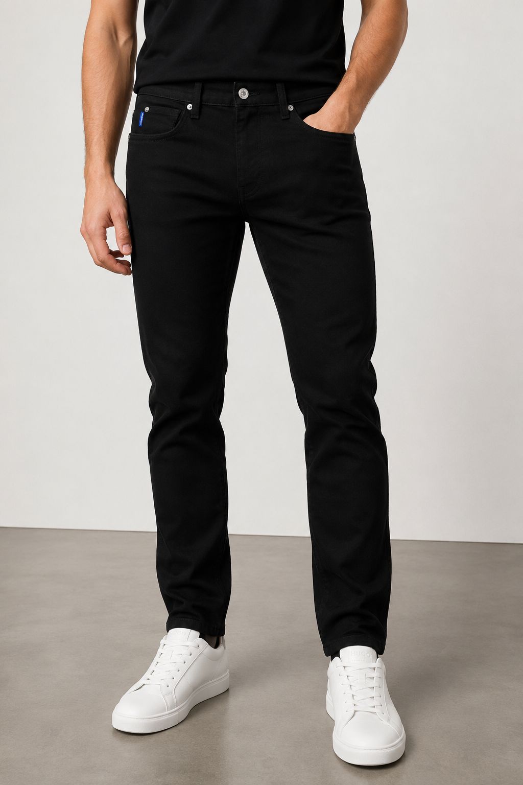 BOSS Jeans Brody Bărbați Negri  – Originali