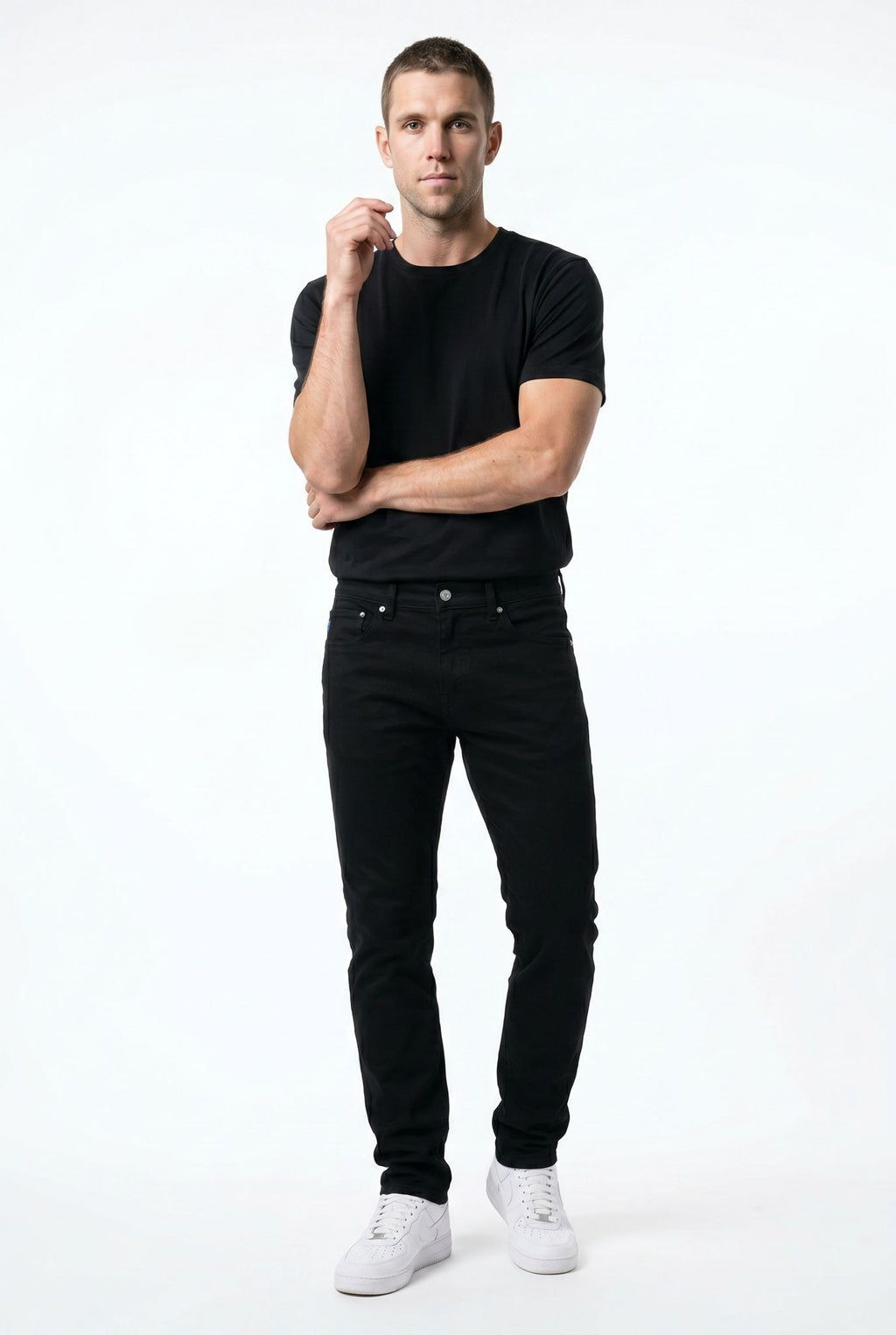 BOSS Jeans Brody Bărbați Negri  – Originali