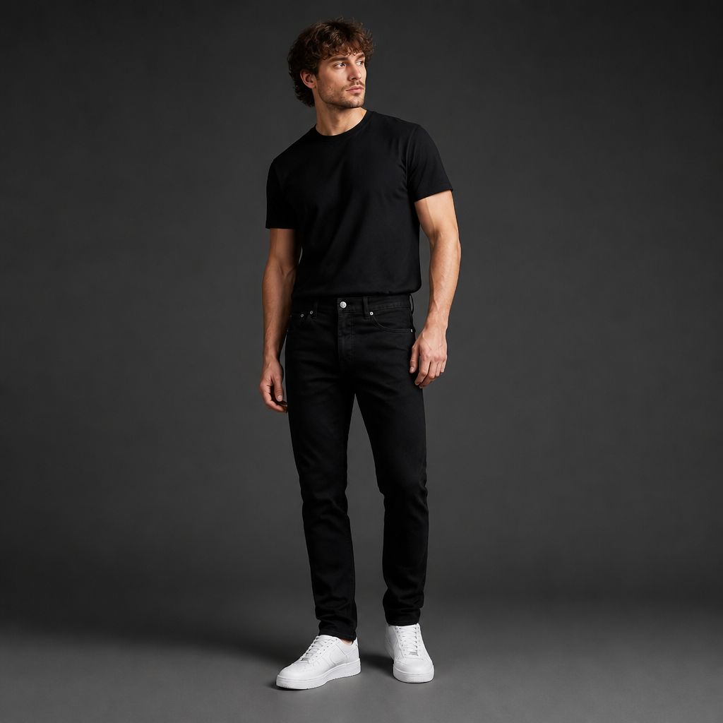 BOSS Jeans Brody Bărbați Negri  – Originali