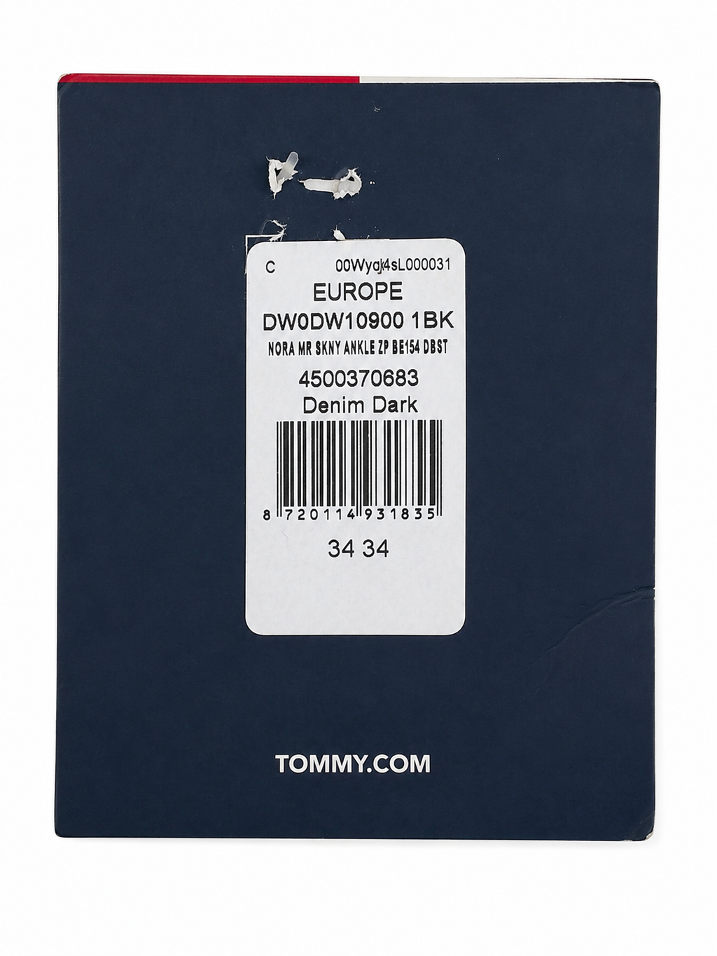 Blugi TOMMY HILFIGER Nora MR Skinny Ankle