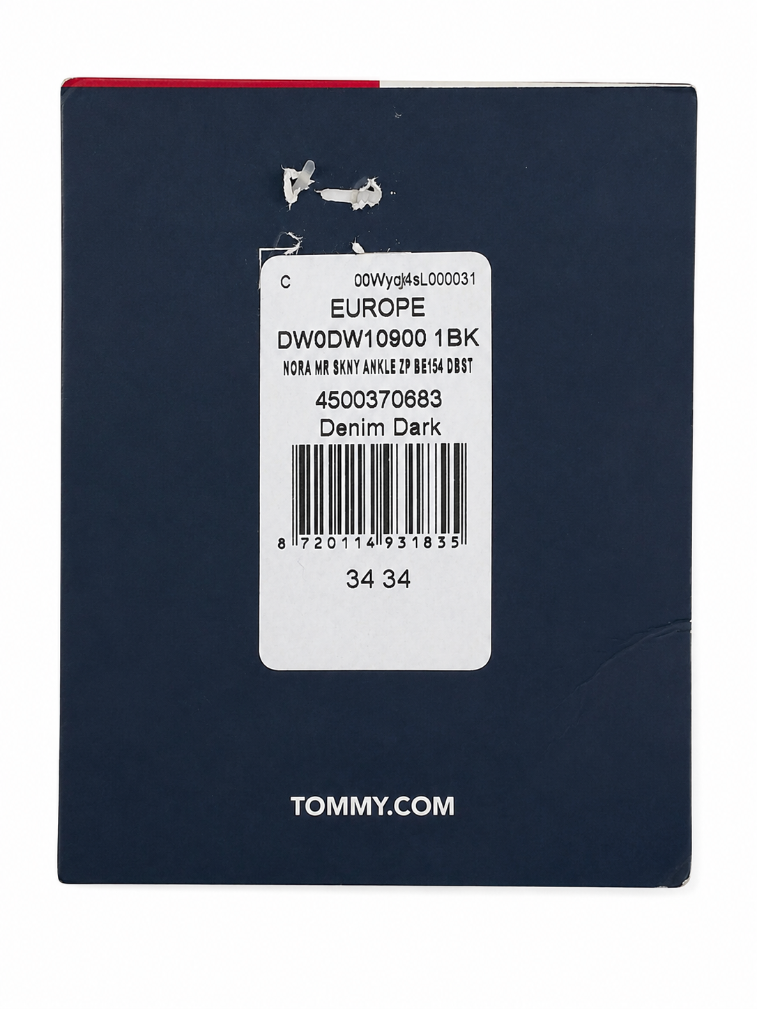 Blugi TOMMY HILFIGER Nora MR Skinny Ankle