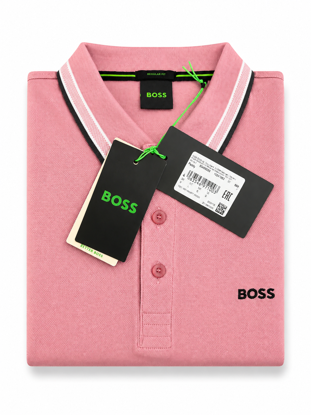 Polo BOSS Paddy bărbați Regular Fit,  bumbac piqué
