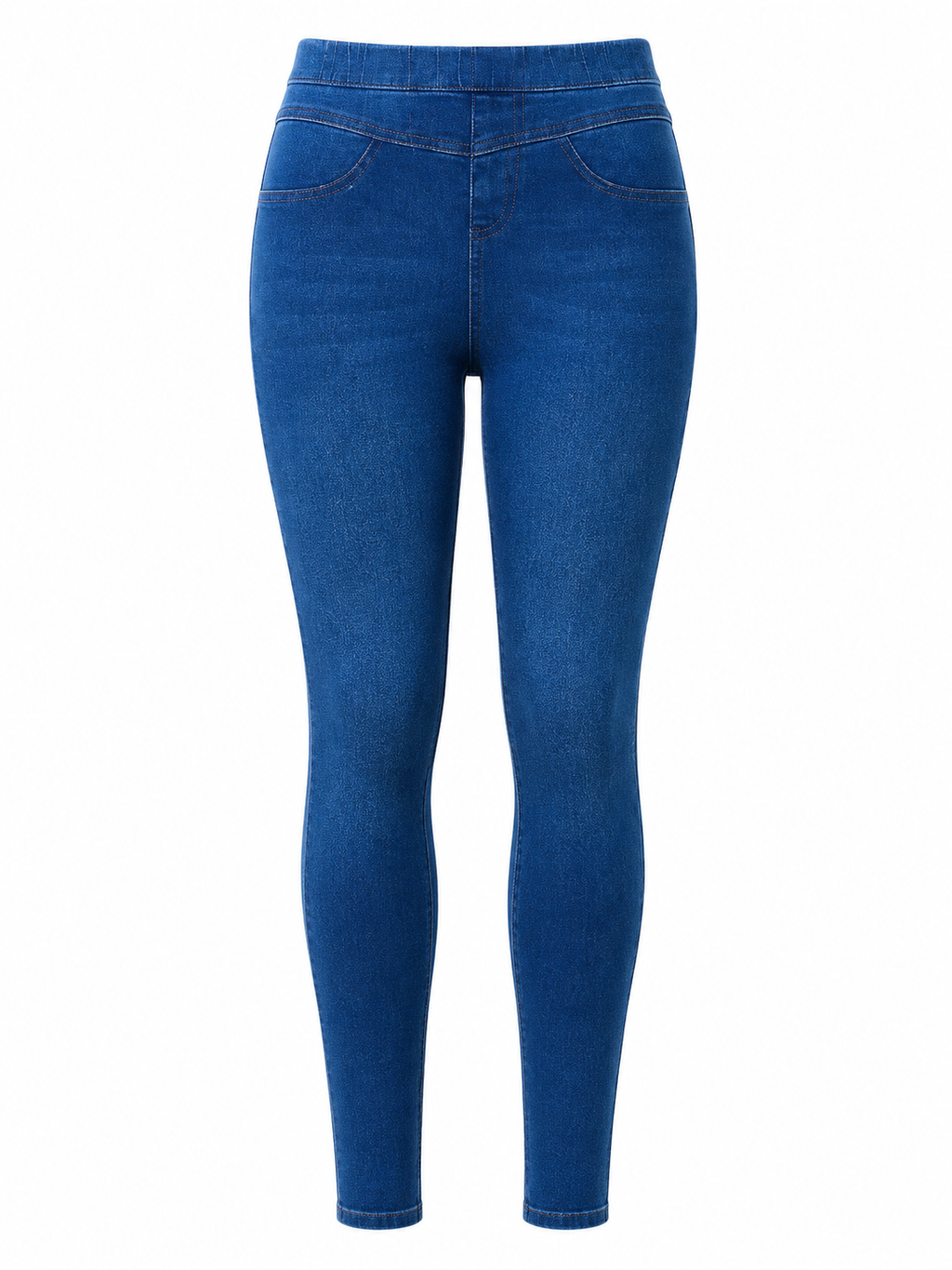Blugi Jeggings Damă M17 Sculpt Pull-On Skinny – Bright Blue