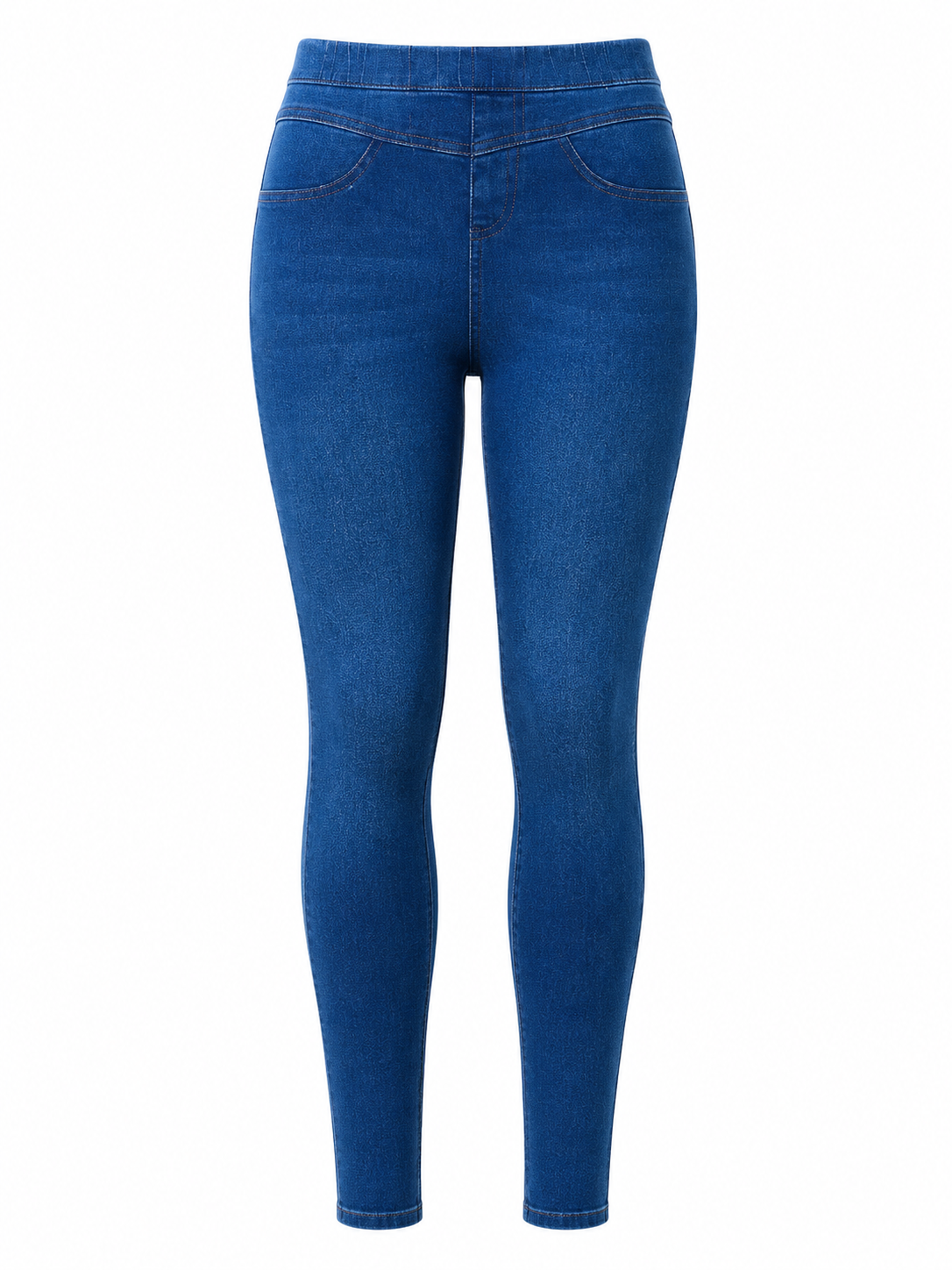 Blugi Jeggings Damă M17 Sculpt Pull-On Skinny – Bright Blue