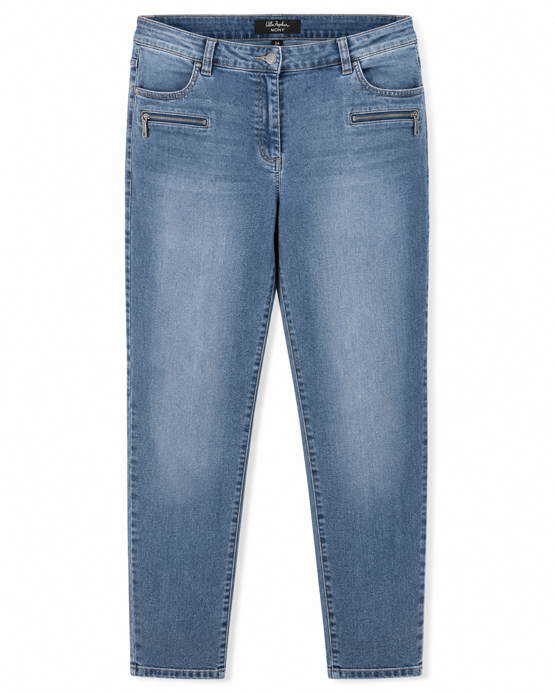 Blugi damă Ulla Popken Mony Plus Size, aspect vintage