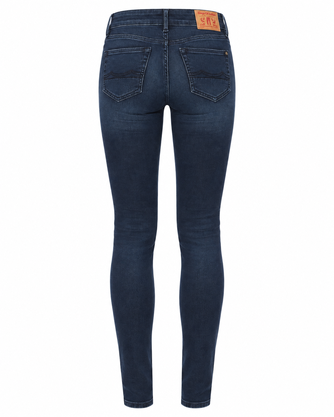 Blugi Kings of Indigo Juno Mid Rise Slim – imagine produs 2