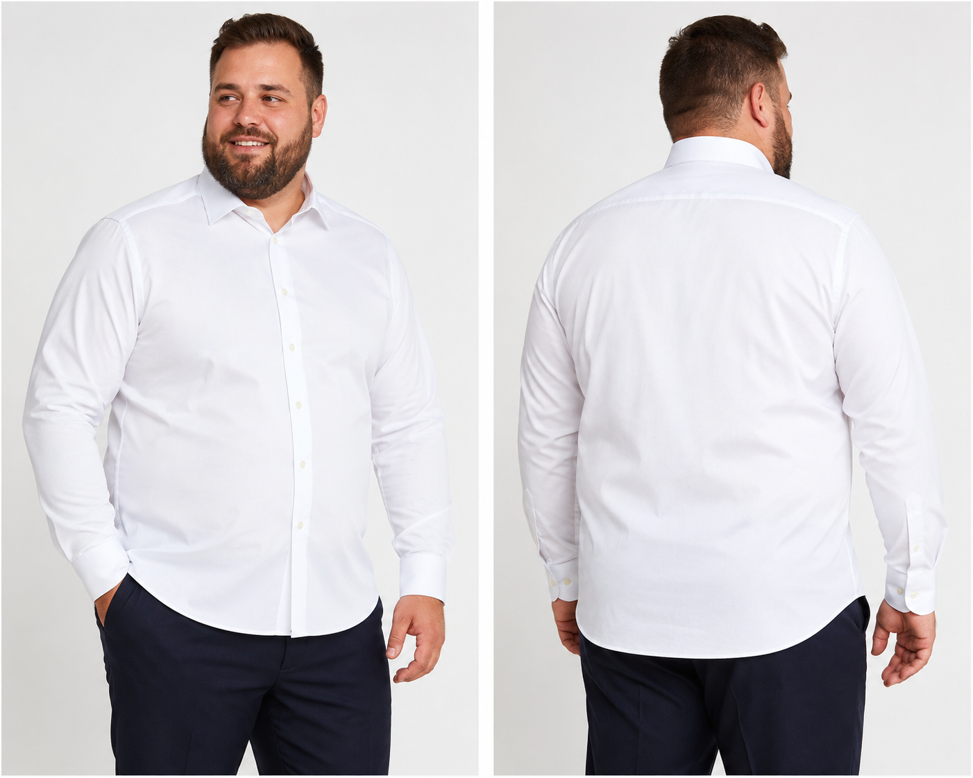 Cămașă Jack & Jones Premium Slim Fit albă bărbați 100% bumbac
