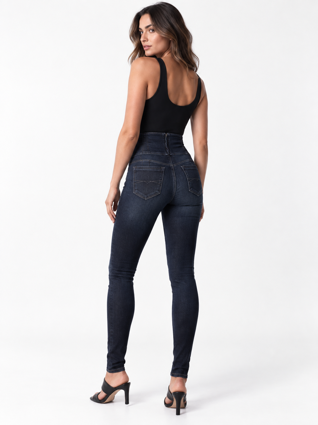 Blugi damă Salsa Diva Slimming Super High Waist Soft Touch
