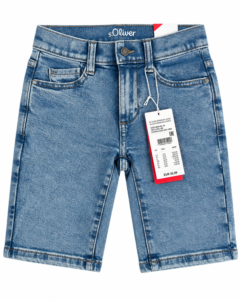 Bermude jeans copii s.Oliver Junior Slim Fit – imagine produs 6