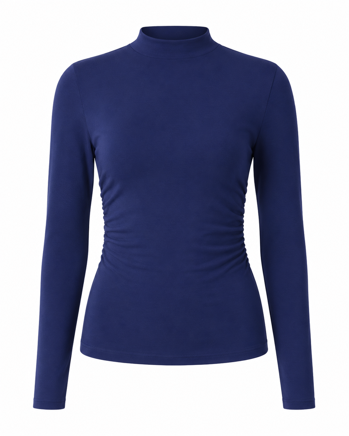 Bluză damă The Drop Ebony Mock Neck