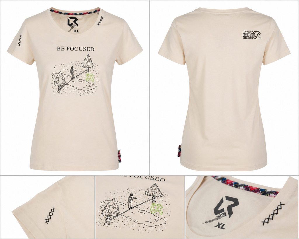 Tricou ROCK EXPERIENCE femei Calypso SS Turtledove
