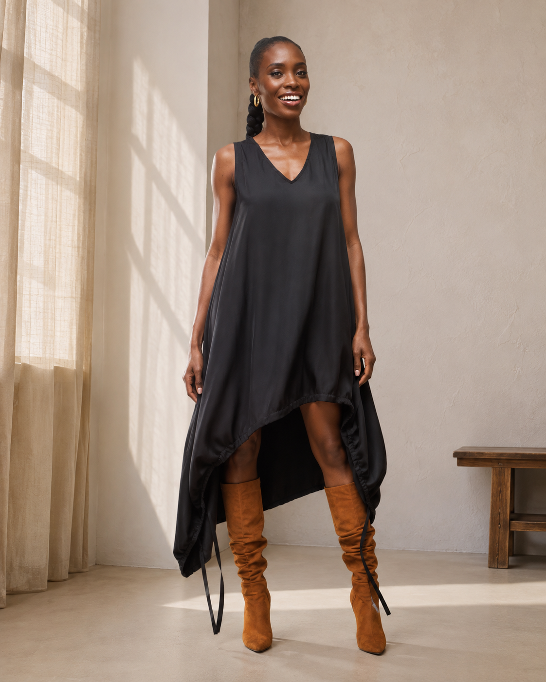Rochie TEREA by Andrea Pitter din lyocell