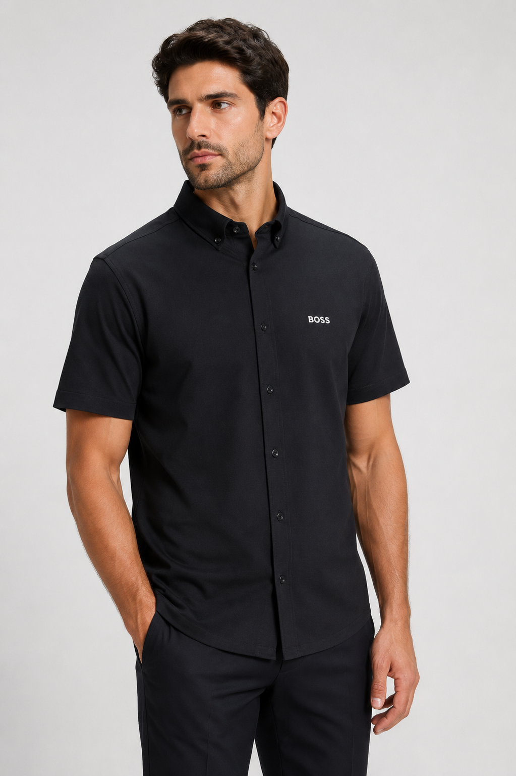 BOSS Camasa cu maneca scurta B_Motion barbati