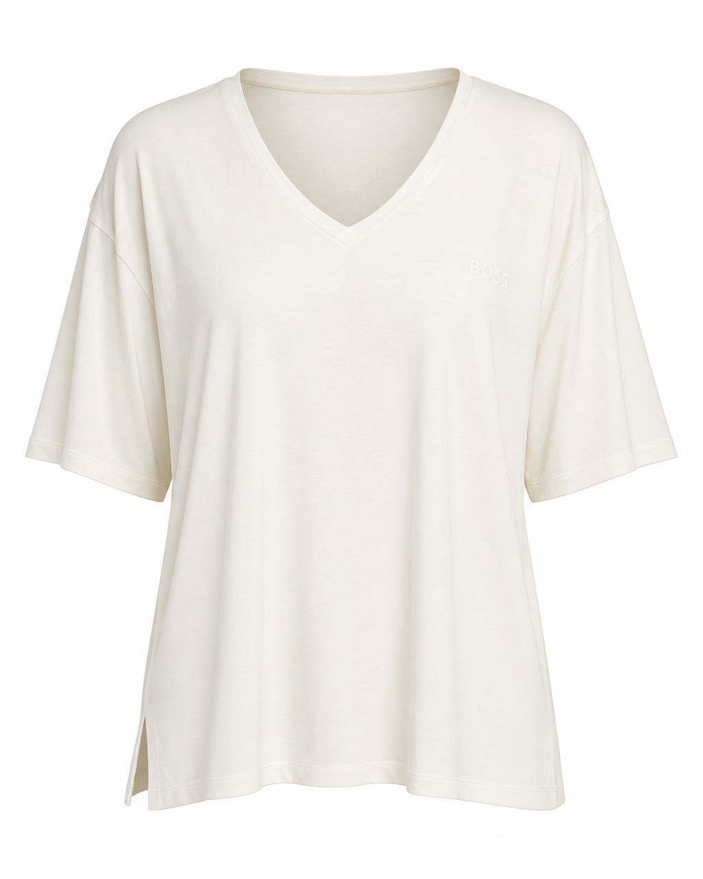 Tricou BOSS Homewear CP Stripe damă Relaxed Fit
