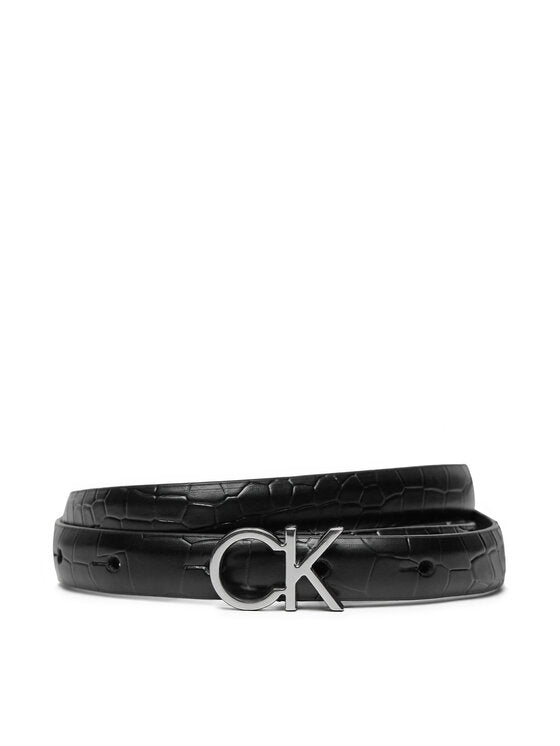 Curea damă Calvin Klein CK Thin Belt Croco