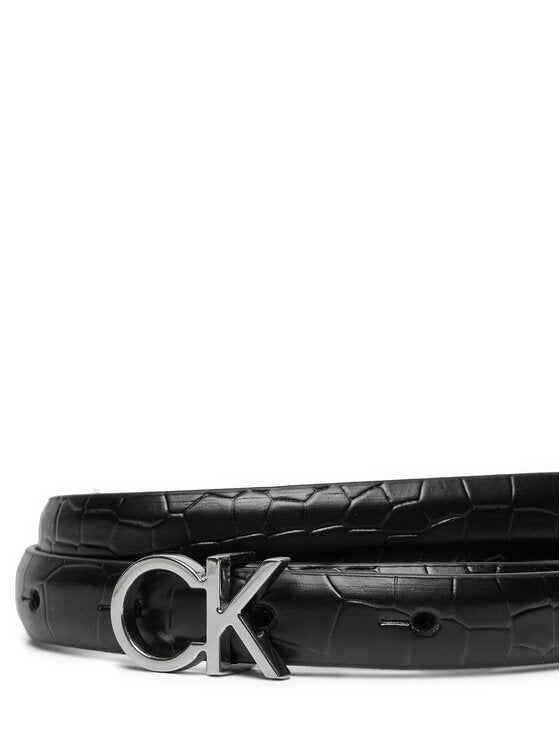 Curea damă Calvin Klein CK Thin Belt Croco