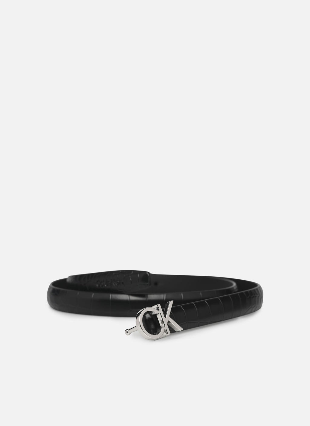 Curea damă Calvin Klein CK Thin Belt Croco