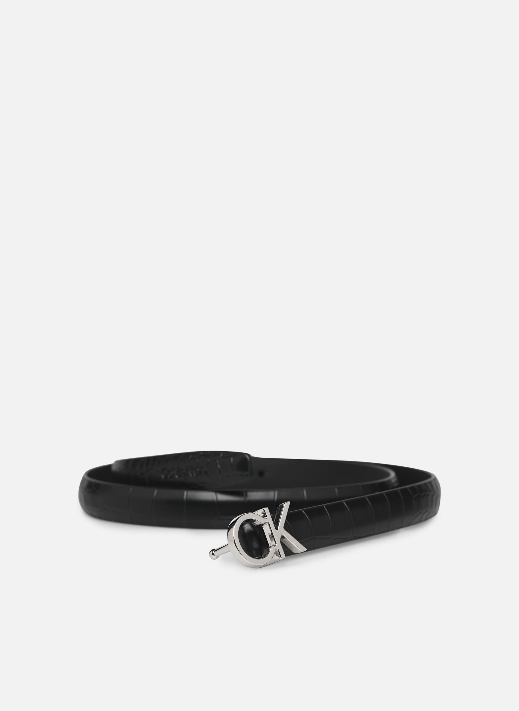 Curea damă Calvin Klein CK Thin Belt Croco
