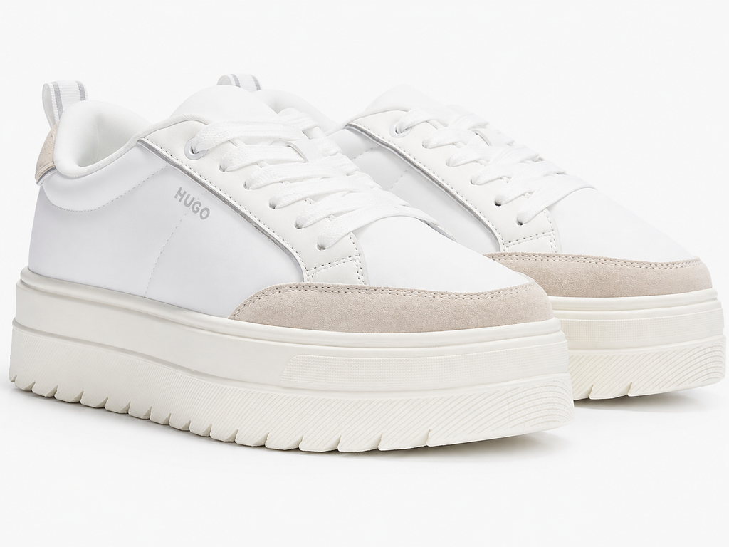 Sneakers damă HUGO Lyssa Tenn cu platformă
