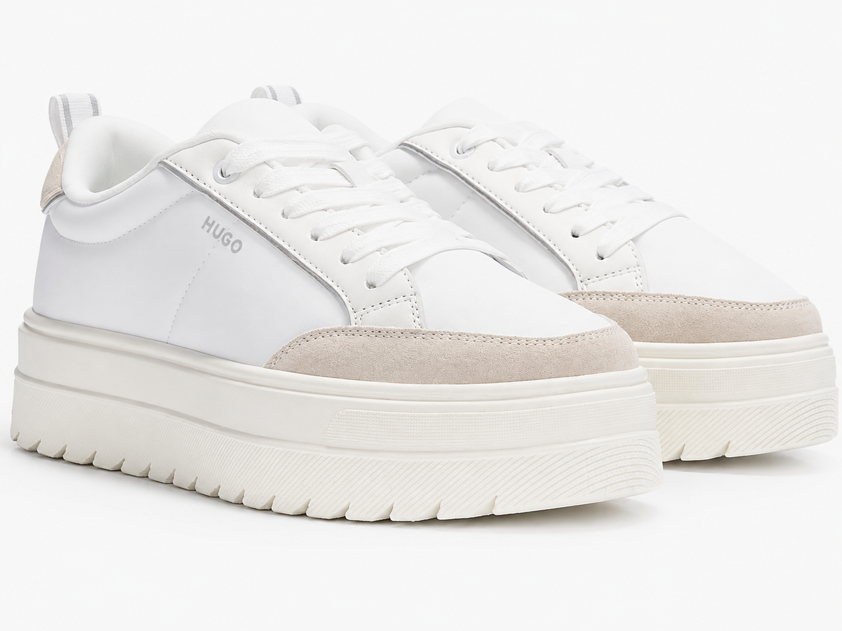 Sneakers damă HUGO Lyssa Tenn cu platformă