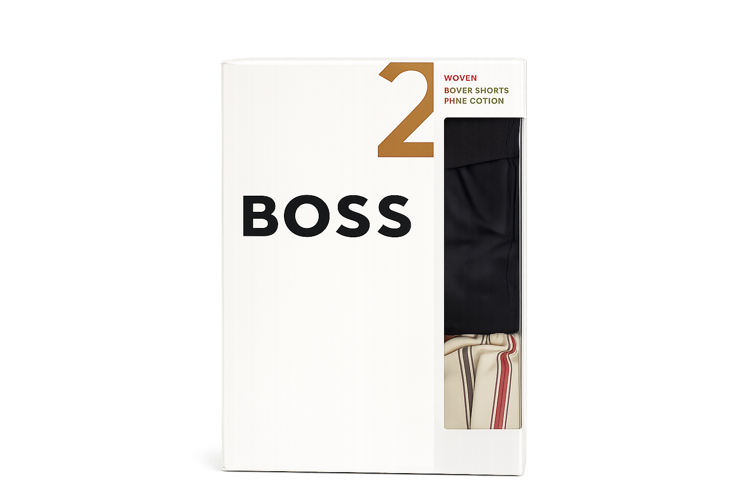 HUGO BOSS Set 2 Boxeri Bărbați 100% Bumbac XL Original
