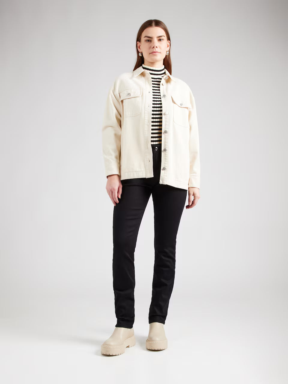 s.Oliver Betsy Slim Jeans Damă Negri