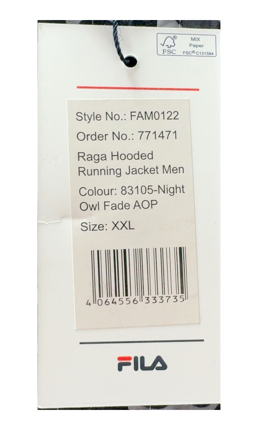 Bluza alergare bărbați FILA Raga Hooded – imagine produs 5