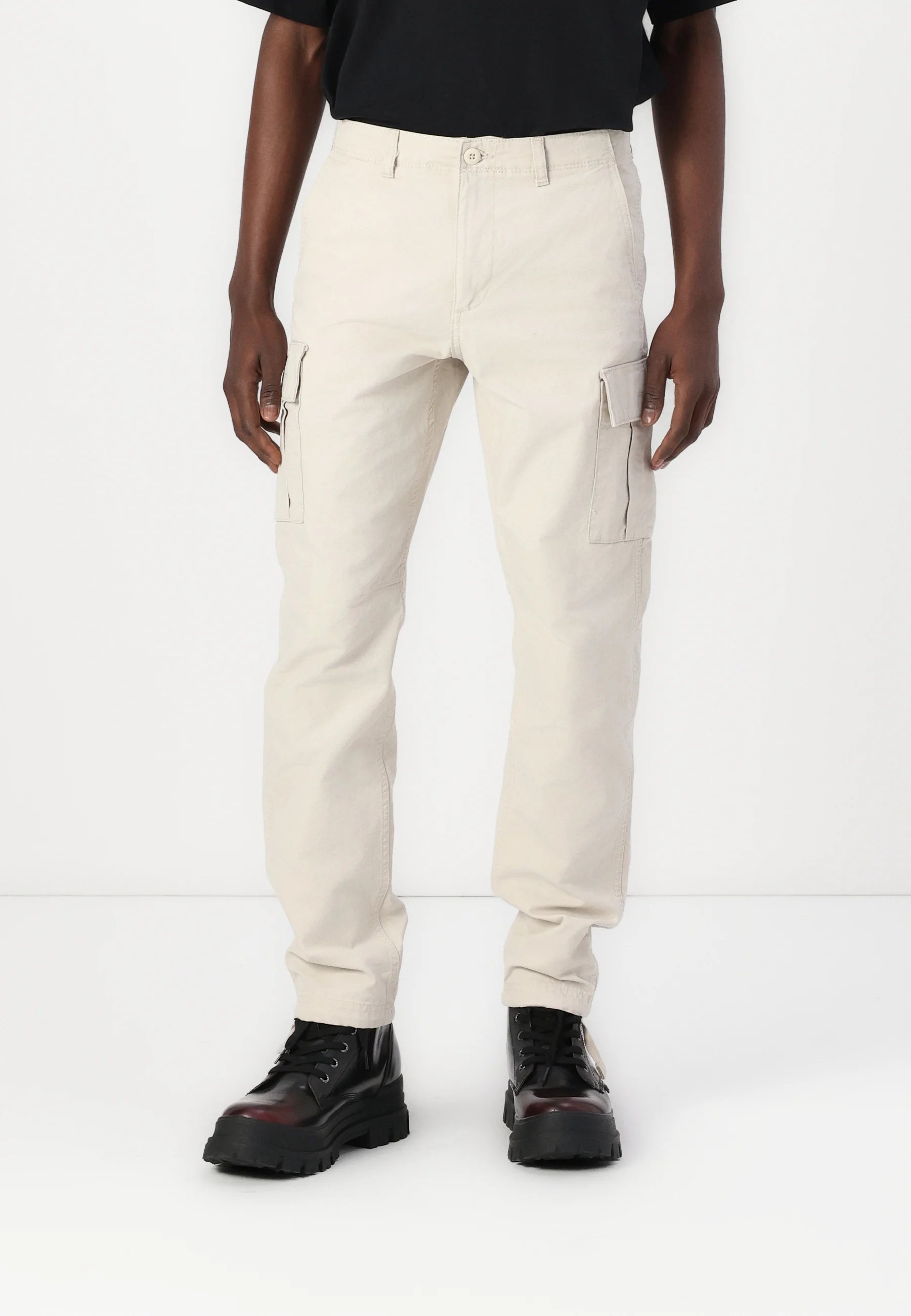 JACK & JONES Junior JPSTKANE JJBARKLEY Cargo Pants Moonbeam EU 176 (16 Ani) – Originali