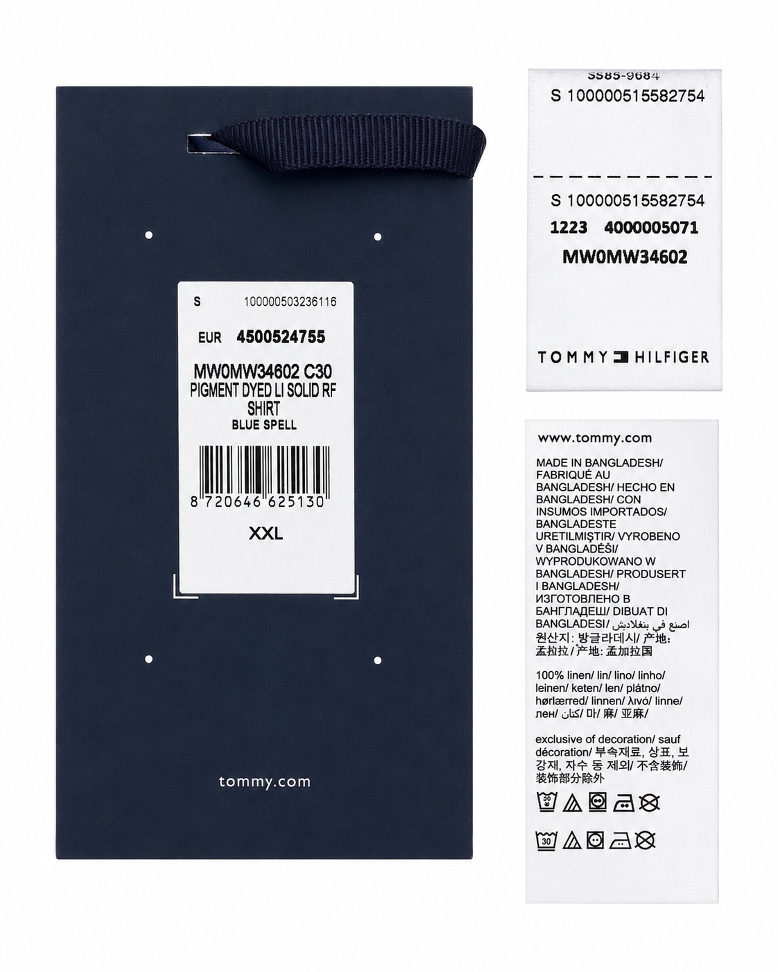 Tommy Hilfiger Cămașă Bărbați Blue Spell