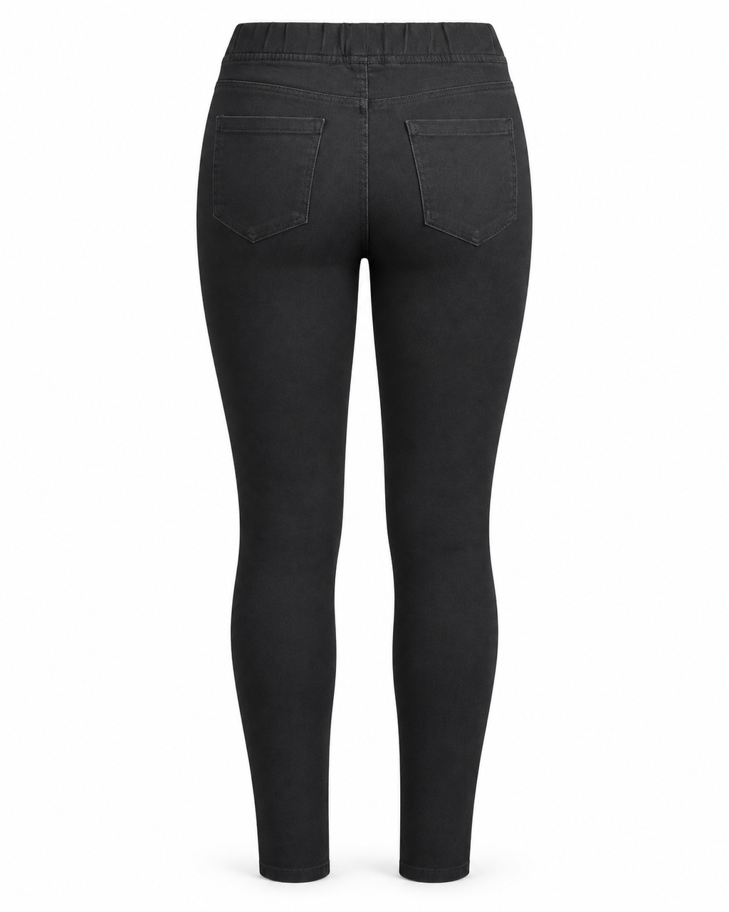 Jeggings damă negri, skinny fit – imagine produs 4