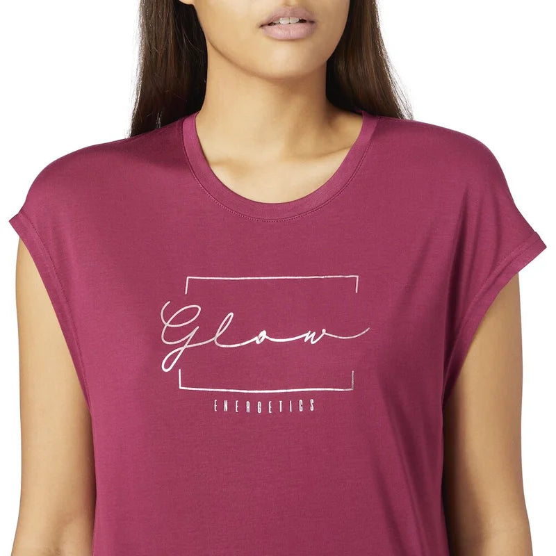 Tricou sport ENERGETICS femei Gerda 7 WMS fără mâneci Red Wine