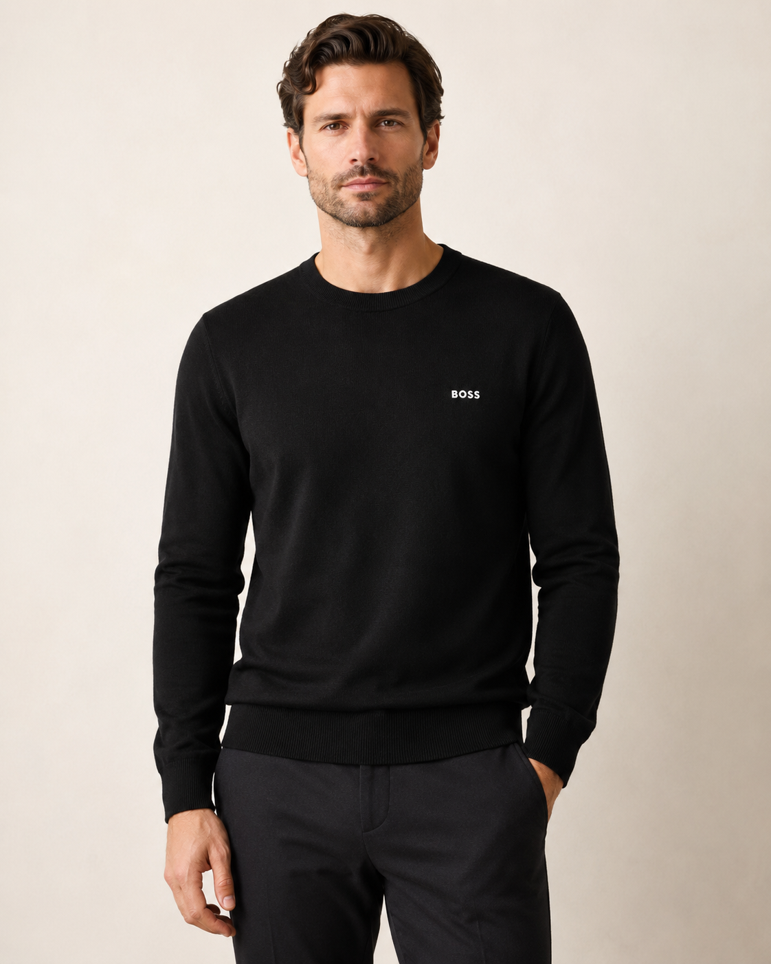 Pulover bărbați BOSS Green K_Ever-X CN Regular Fit