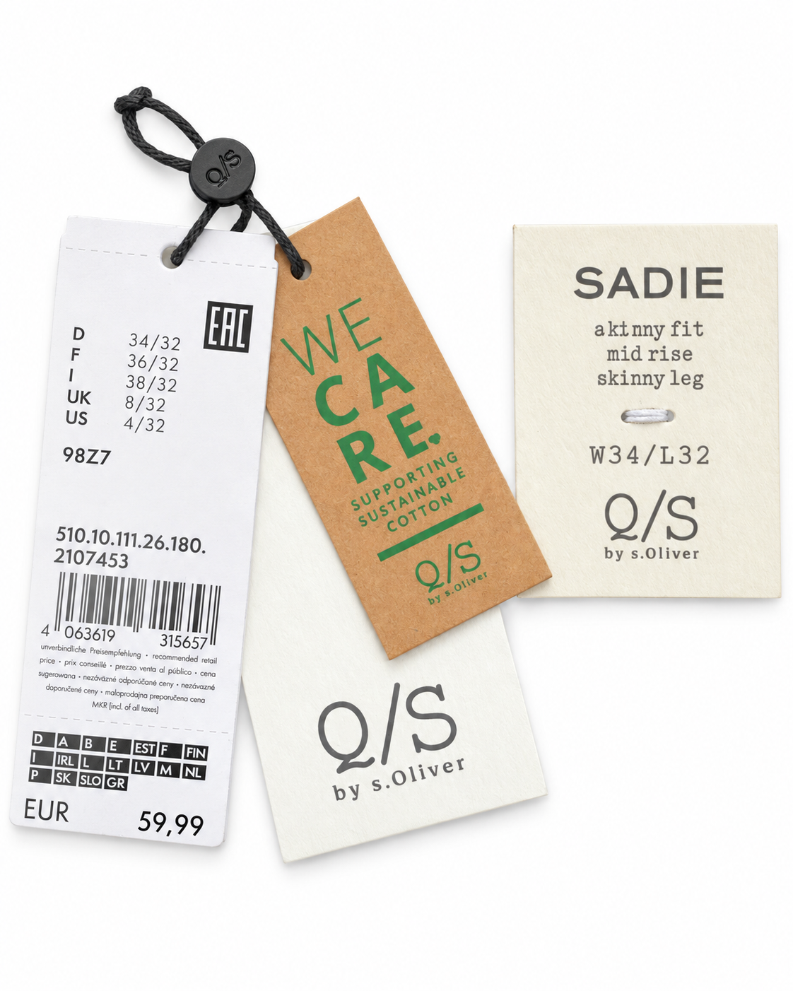 Blugi damă Q/S by s.Oliver Sadie Soft Mom Fit – imagine produs 3