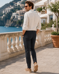 Pantaloni chino bărbați JACK & JONES Marco Bowie Slim Fit, Black