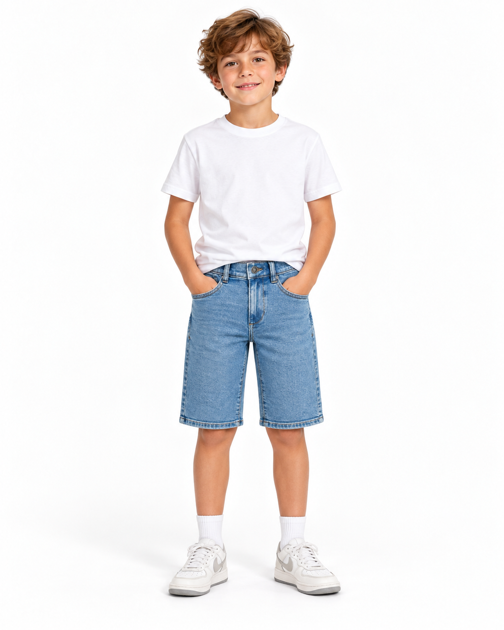 Bermude jeans copii s.Oliver Junior Slim Fit – imagine produs 4