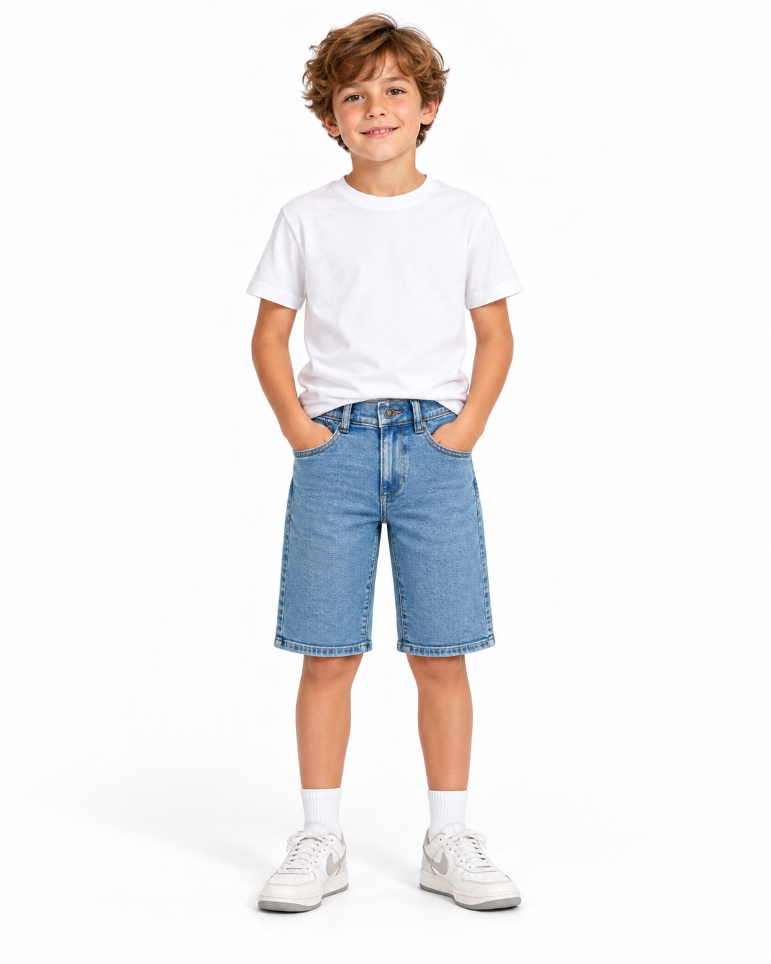 Bermude jeans copii s.Oliver Junior Slim Fit – imagine produs 4
